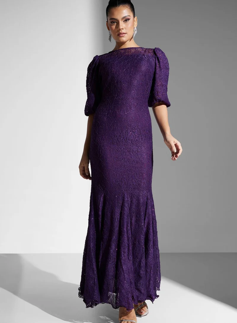Khizana Lace Detail Dress