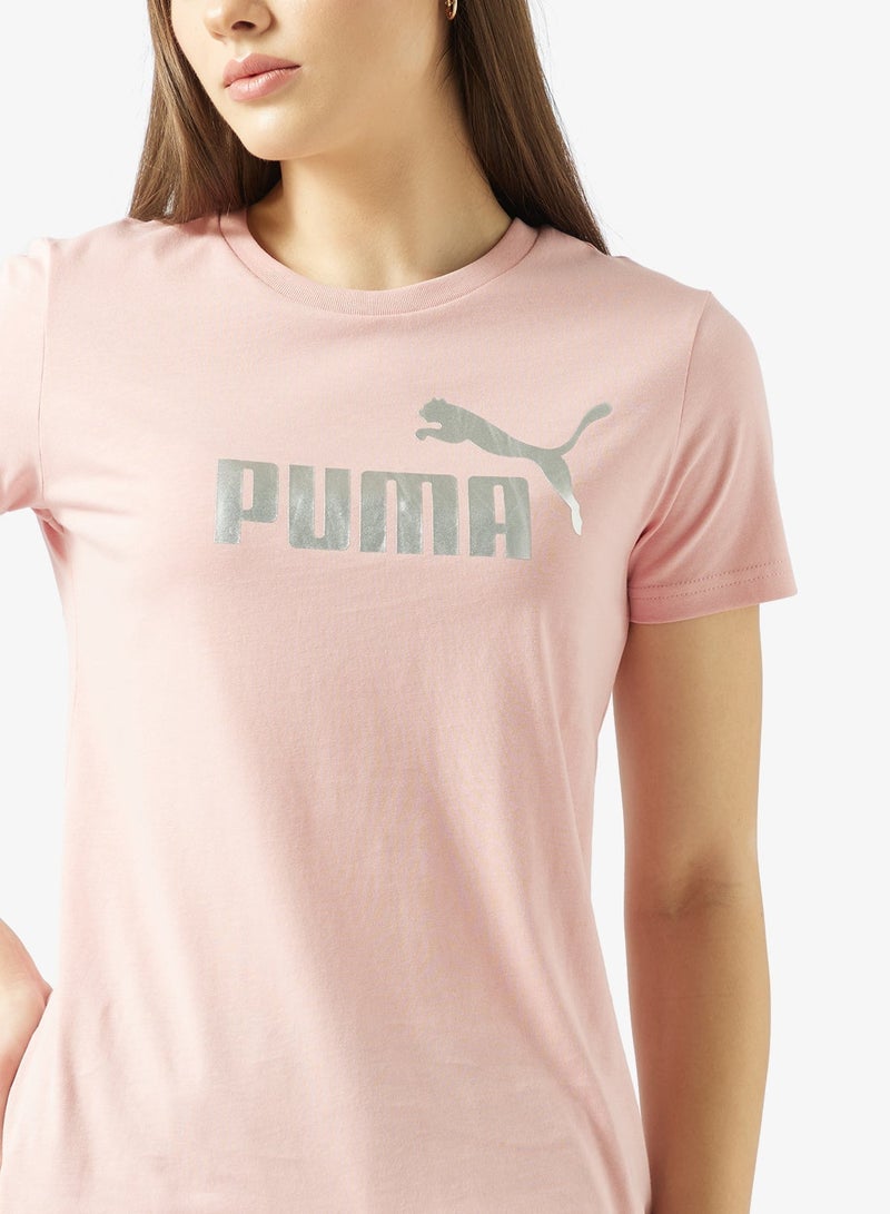 PUMA Essential Metallic No.1 Logo T-Shirt - Image 3