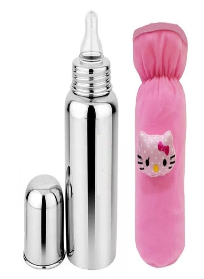 Fancy Steps HappyFeed Baby Milk Bottle MilkMagic Baby Bottle Infant Feeding Bottle (Pink-) - Image 1