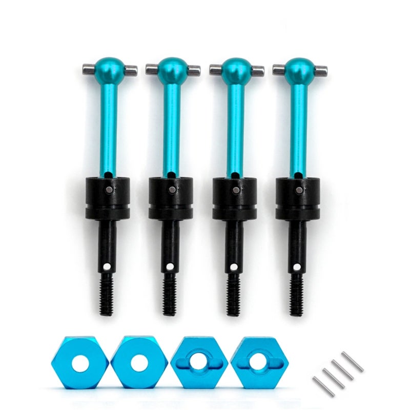 Aluminum Alloy Universal CVD Drive Shaft Dogbone Joint Replacement for  Tamiya TT01 TT02 1/10 Remote Control Car - Image 1