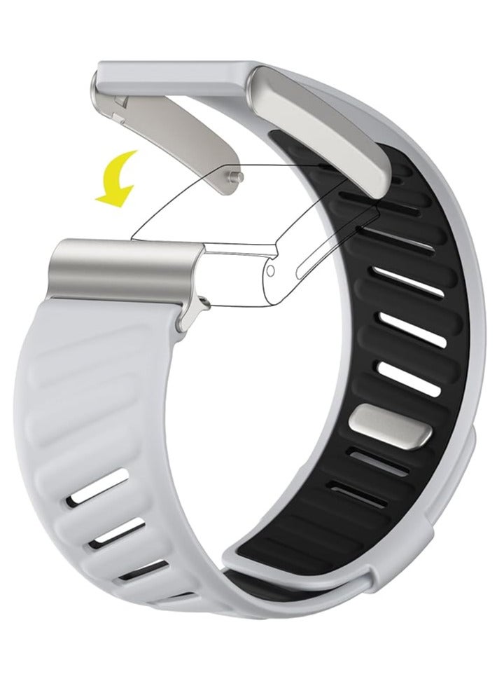 Comfort Durable Silicone Wristband Compatible with WHOOP 4.0 Band, Soft Silicone Sports Loop Strap for Men & Women, with U Shapped Connector  - Image 3