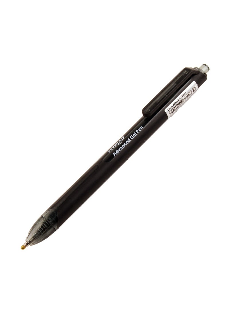 Keyroad Gel Pen - 0.7mm Black Rubber Body - Model KR972871