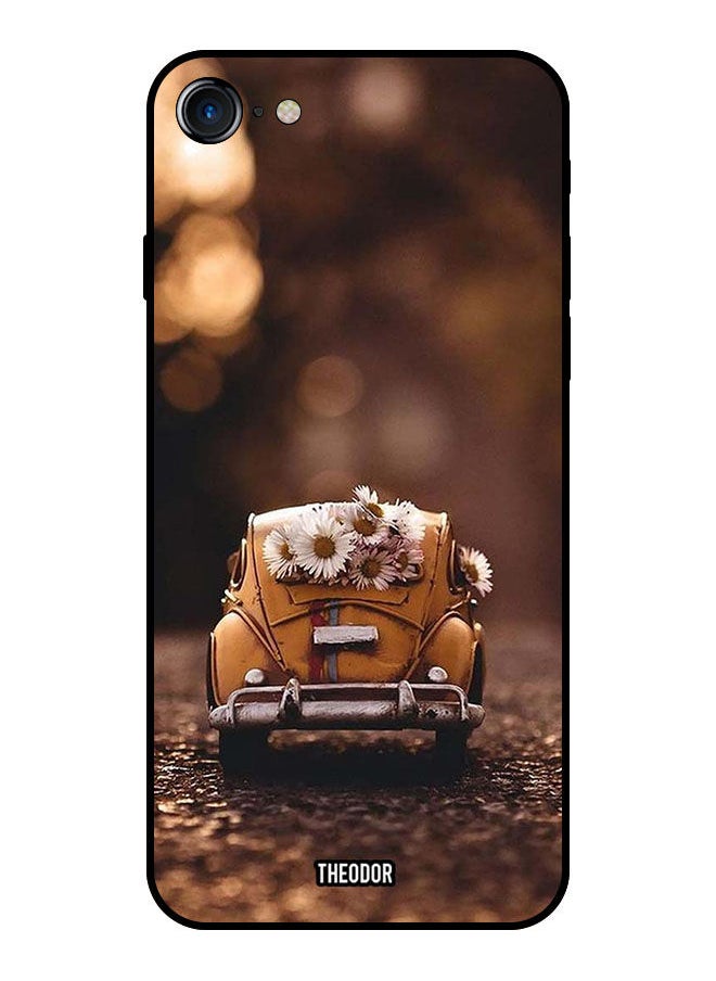 Theodor Protective Case Cover For Apple Iphone SE 2022 Flower Car  - Image 1