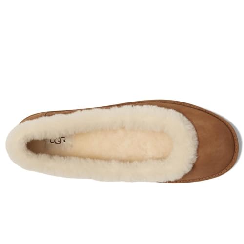 UGG Women's Zora Ballet Flat Shoe, Chestnut, 8 - Image 2