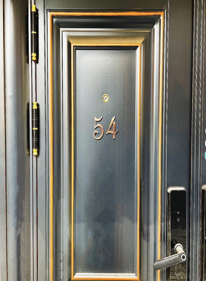 HopeWan 3 Inch Self-Stick House Numbers Stickers for Mailbox, Room Doors Apartment Hotel Office Home Address Sign Business Decoration Project. (Copper) - Image 5