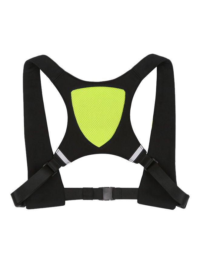 NIBEMINENT USB Rechargeable Reflective Vest Backpack With Led Turn Signal Light 24 x 4.5 22centimeter 