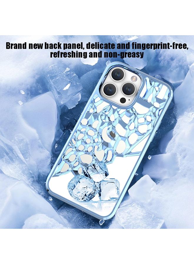 Zaboon Case For iPhone 13 Pro Mirror Style Hollow Heat Dissipation Electroplated TPU Phone Case - Image 4