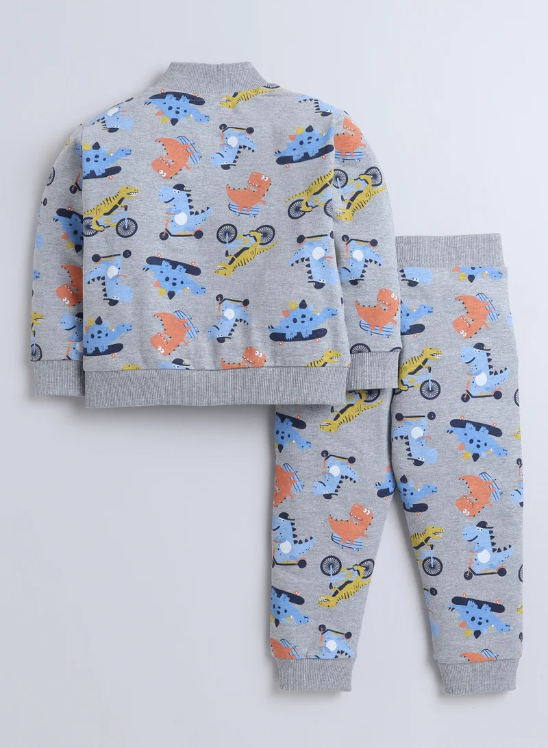 فكتور اند جين Boys' 3-Piece Dino Set with matching T-shirt and Joggers
