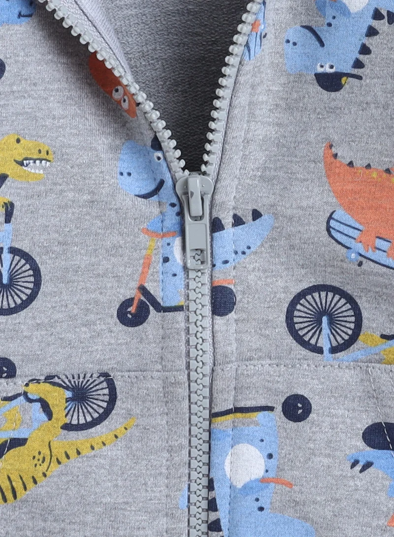 فكتور اند جين Boys' 3-Piece Dino Set with matching T-shirt and Joggers