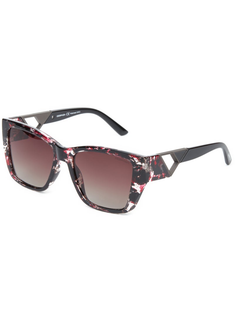 Despada DS 2306 C4 Women's Full Rim Square  Polarized Sunglasses - Image 2