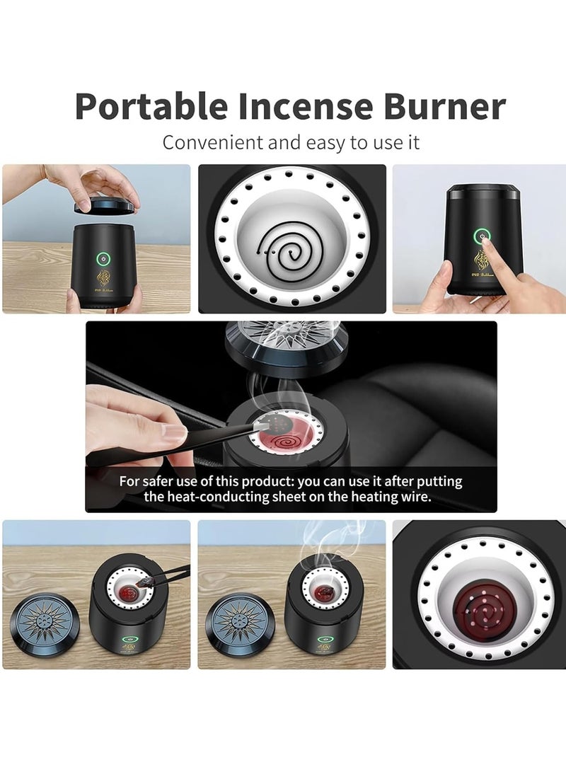 general Electric Incense Burner, Portable USB Aroma Diffuser, Rechargeable Incense Burner for Car and Home - Image 2