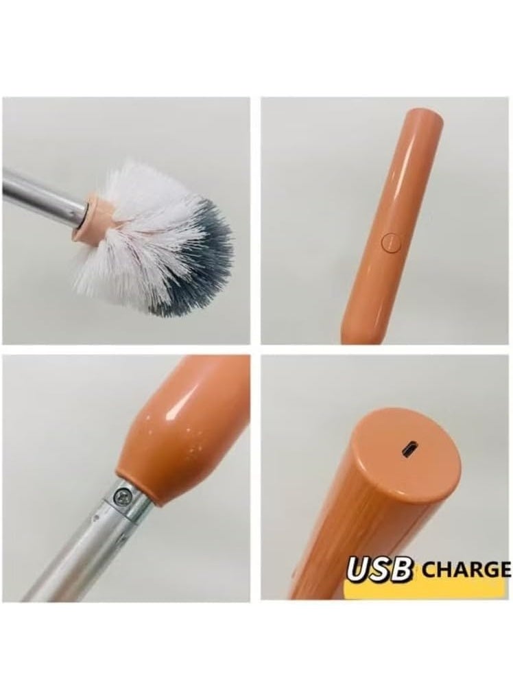 Electric Toilet Brush – Powerful Rotating Cleaning – Rechargeable – 360° Rotating Head – Waterproof – Ergonomic Design – Effortless Bathroom Cleaning Brush - Image 4
