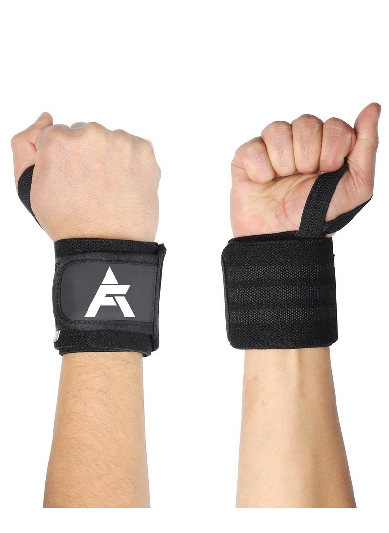 Aero - Athletics Wrist Wraps Weightlifting - Best Support for Gym & Crossfit - Brace Your Wrists to Push Heavier - Image 1