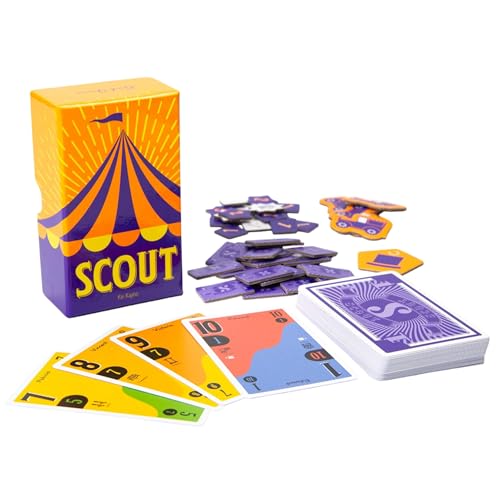 Oink Games Scout AwardNominated Strategic Hand Management SmallBox TravelFriendly Family Experience 25 Players Ages 9 20 Minutes Portable Circus Theme - Image 1