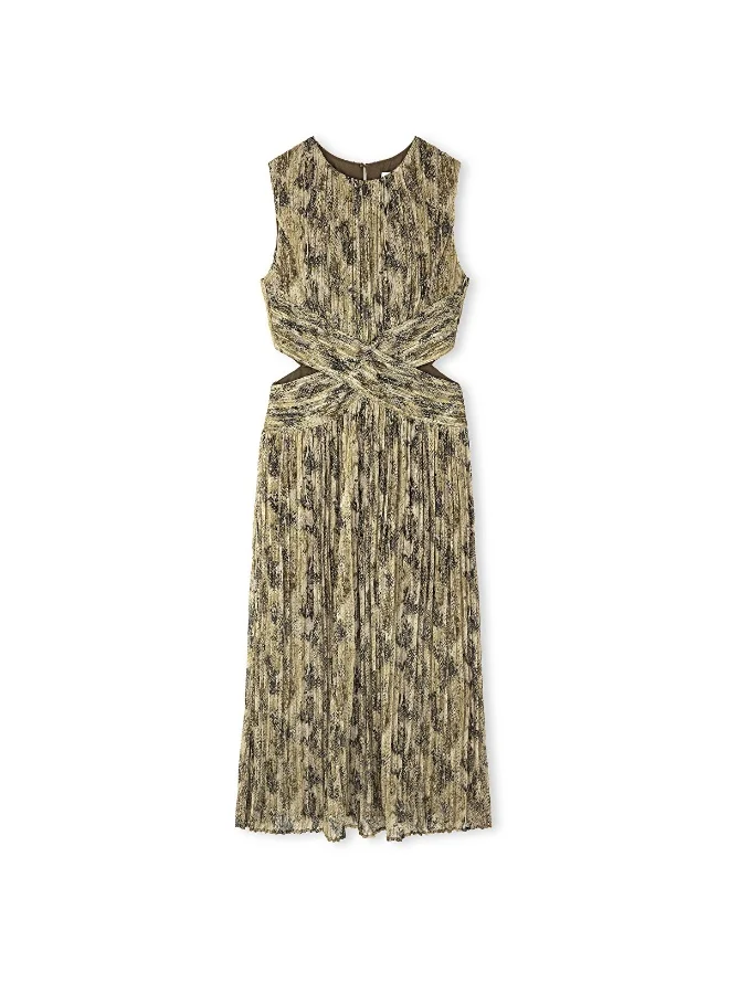 Ipekyol  Regular Fit Patterned Chiffon Dress for Women | Best Price UAE