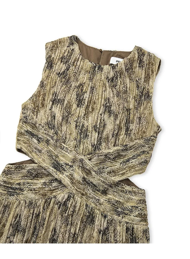 Ipekyol  Regular Fit Patterned Chiffon Dress for Women | Best Price UAE