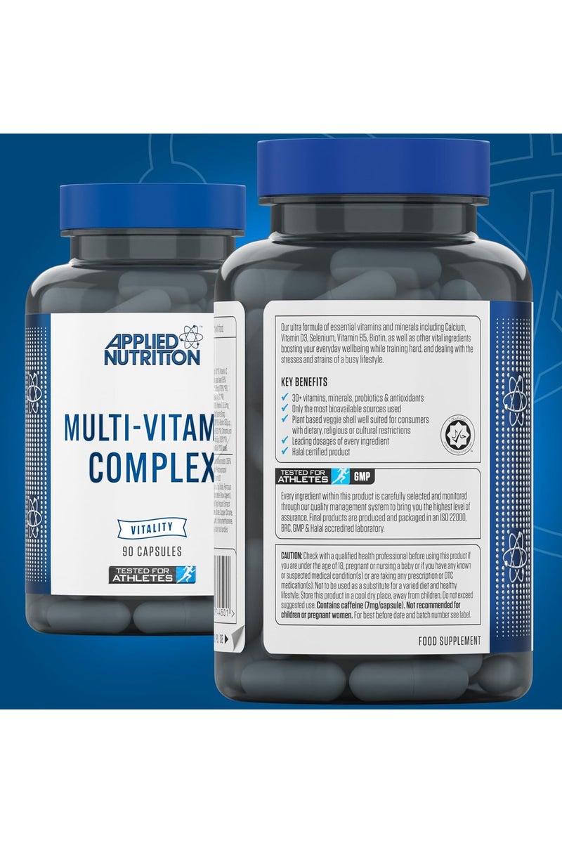 Applied Nutrition Multi-Vitamin Complex Veggie 90 Capsules - Image 3