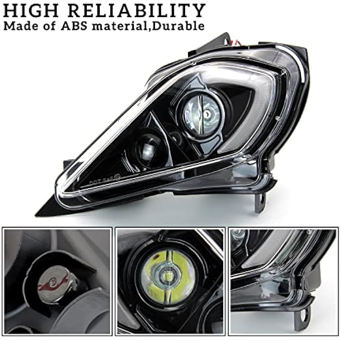 SAUTVS Led Headlights High Low Beam Head Lights Front Lamps Drl Turn Signal Light For Yamaha Yfz 450 Yfz450R Yfz450X Wolverine 450 350 Raptor 250 350 Raptor 700 20062022 Accessories 2Pcs - Image 3