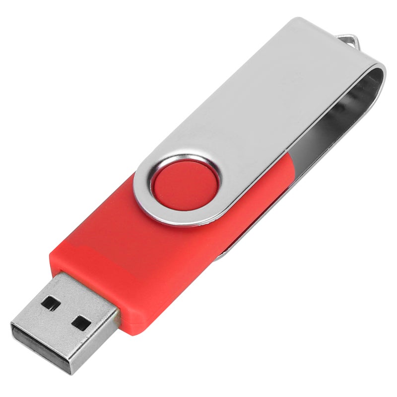 USB Flash Drive Candy Red Rotatable Portable Storage Memory Stick for PC Tablet16GB - Image 5