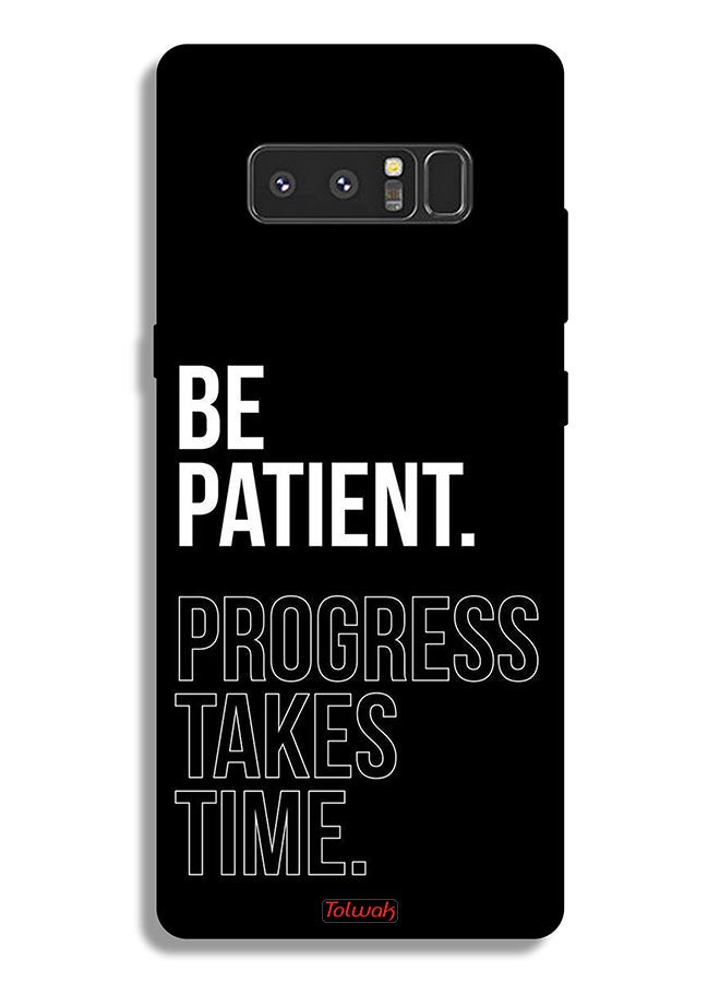 Tolwak Samsung Galaxy Note 8 Protective Case Cover Be Patient Progress Takes Time - Image 2