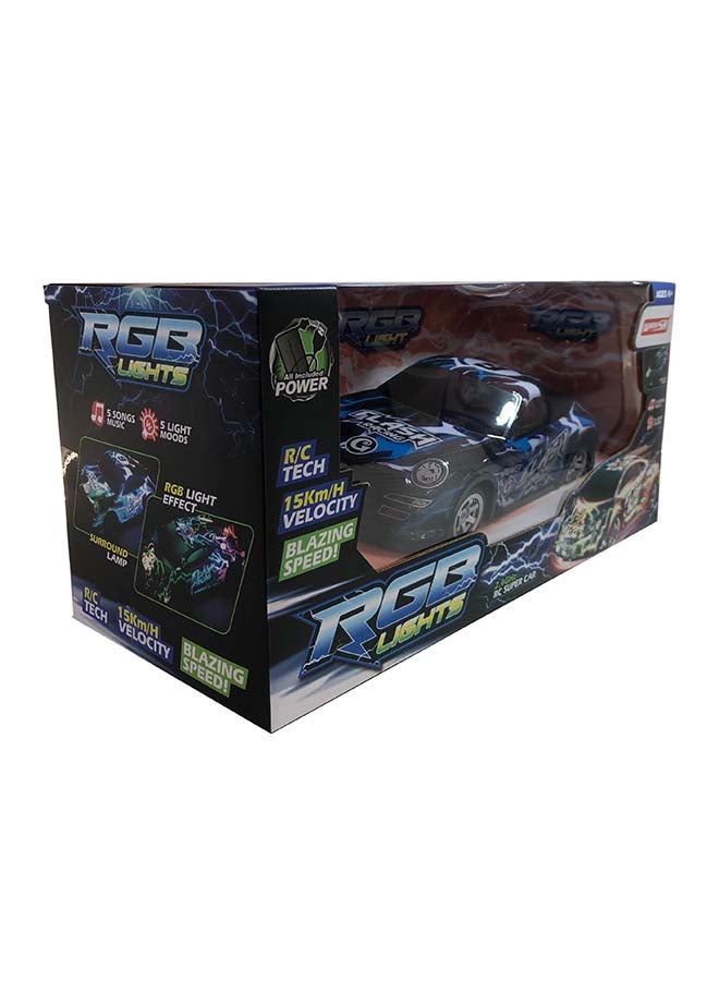 1:14 Scale Rgb Light R/C Car With 5 Light Functions And 5 Music Sounds  With 7.4V Lithium Rechargeable Battery - Porsche  - Image 2