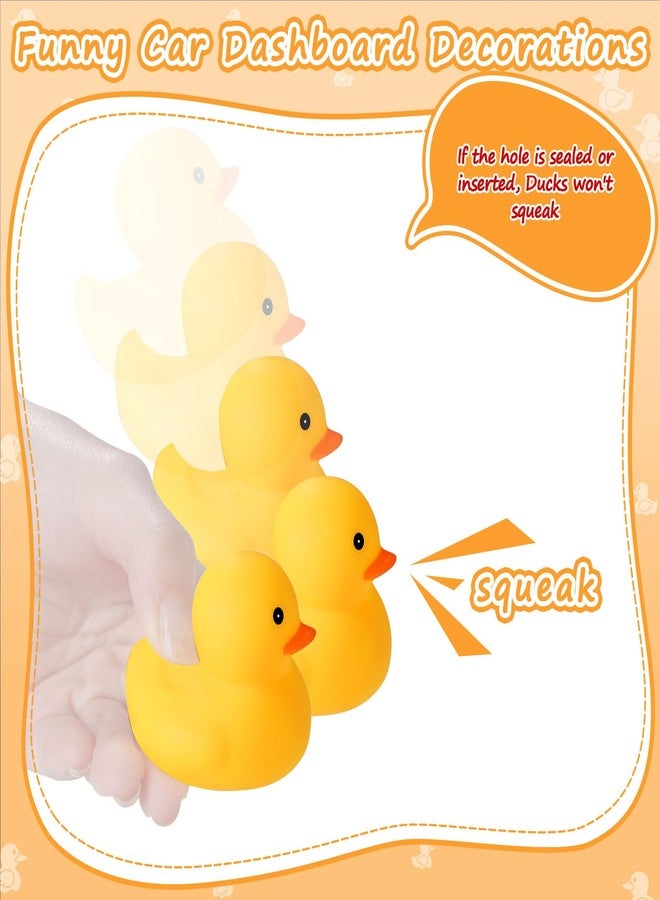 AILOVETECK Ducks for Cars Dashboard, Rubber Ducks with Duck Plug Mount, Dashboard Duck for Car Jeep Decoration, Funny Car Dashboard Accessories Gift, Yellow Duck with Guitar - Image 4
