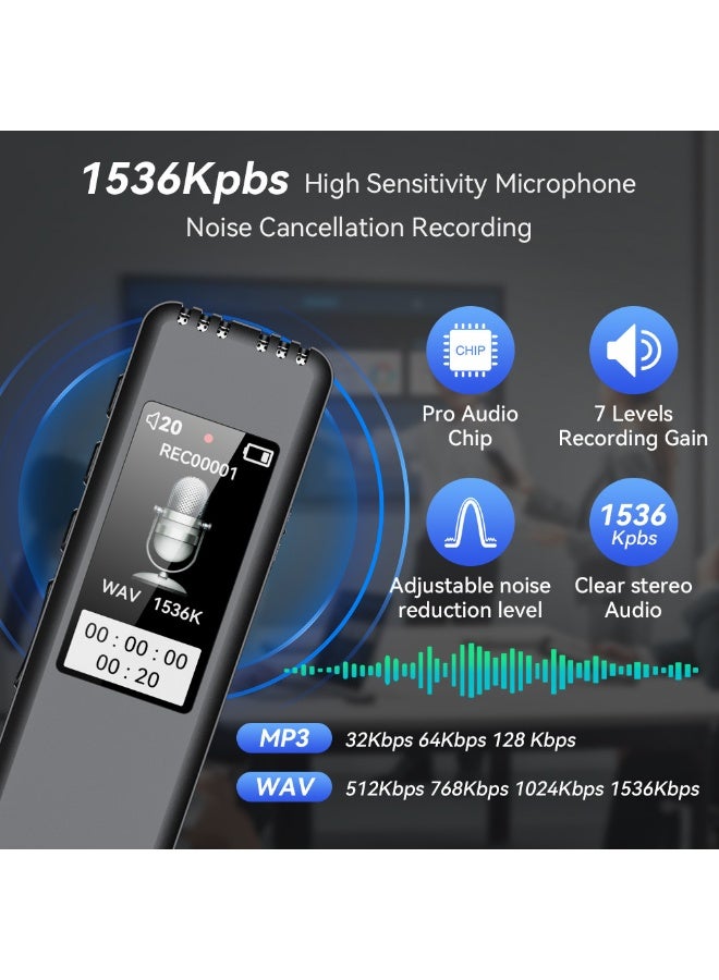 NIBEMINENT Digital Voice Recorder With MP3 Player  - Image 2