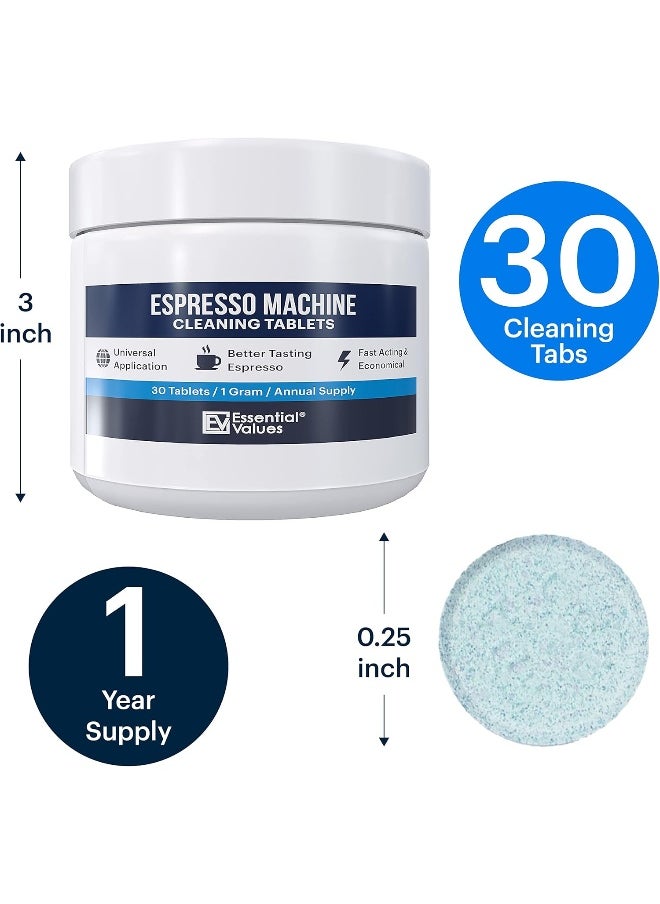 Essential Values Espresso Machine Cleaning Tablets For Jura Breville and Miele 30 Count  - Image 4