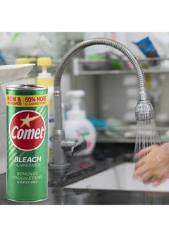 Comet Comet All Purpose Abrasive Powder Cleaner with Bleach, Pine 21 oz.  - Image 5
