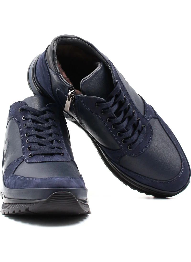 فاست ستيب Leather Fur Men's Casual Boots 856Kma3292