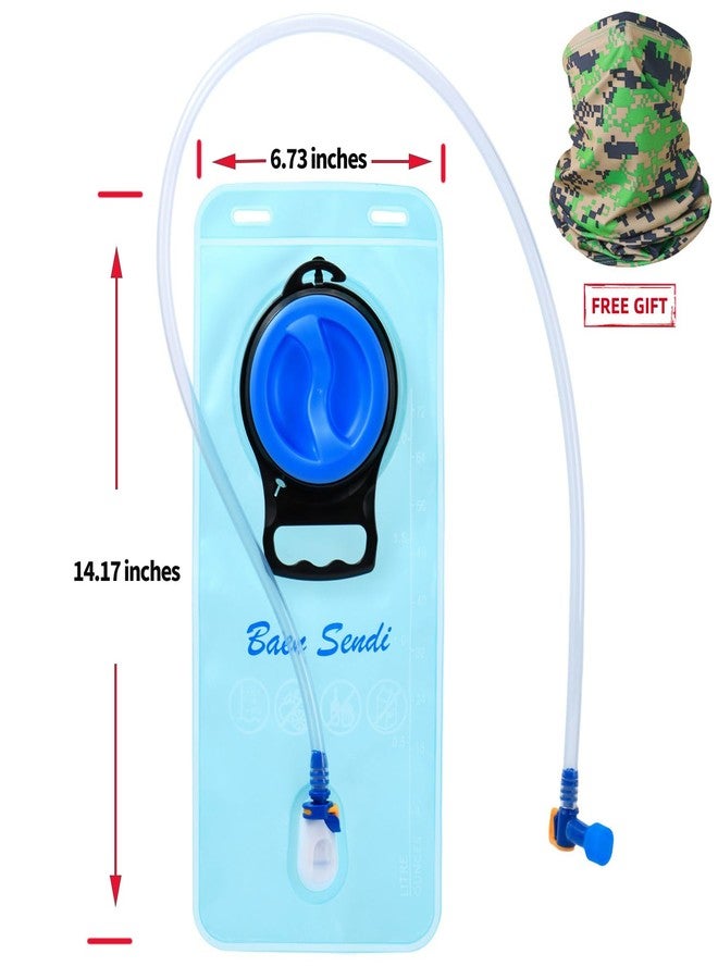 Baen Sendi Hydration Bladder 2L - Water Bladder 70 oz-Leak Proof Water Reservoir for Hiking Cycling Running Camping Backpack - BPA Free - Image 2
