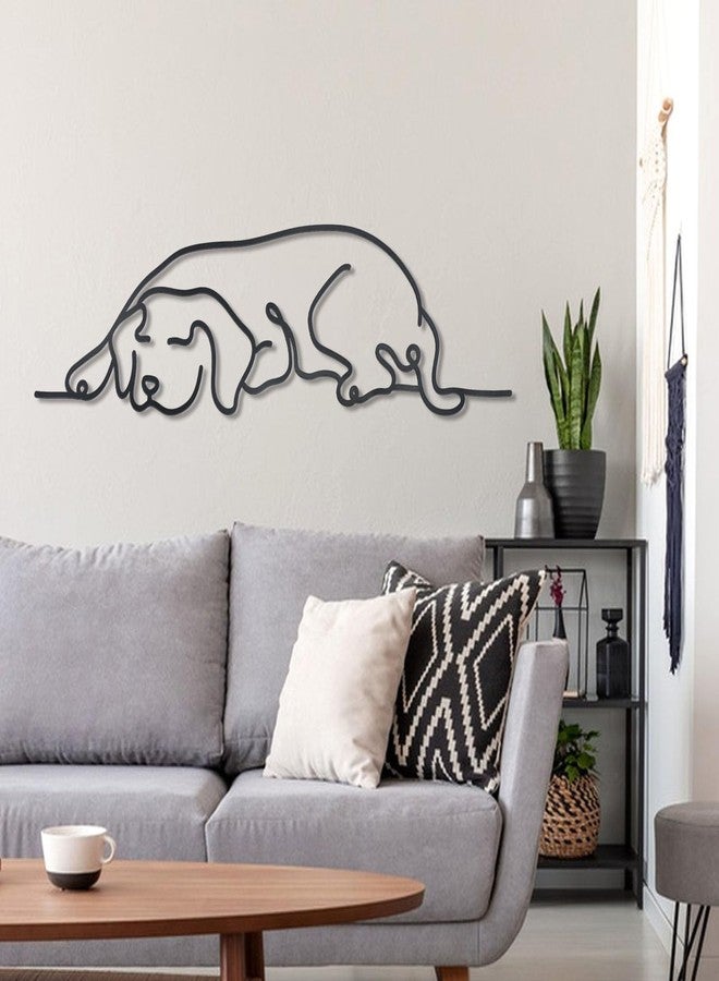 OYEFLY Metal Dog Wall Decor,Minimalist Dog Wall Art (style 1) - Image 5