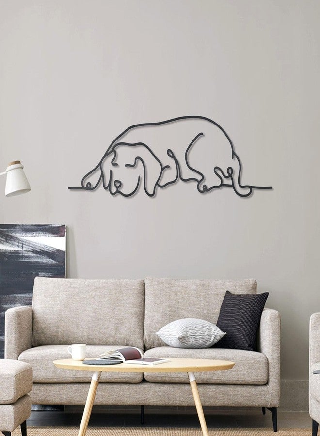 OYEFLY Metal Dog Wall Decor,Minimalist Dog Wall Art (style 1) - Image 3
