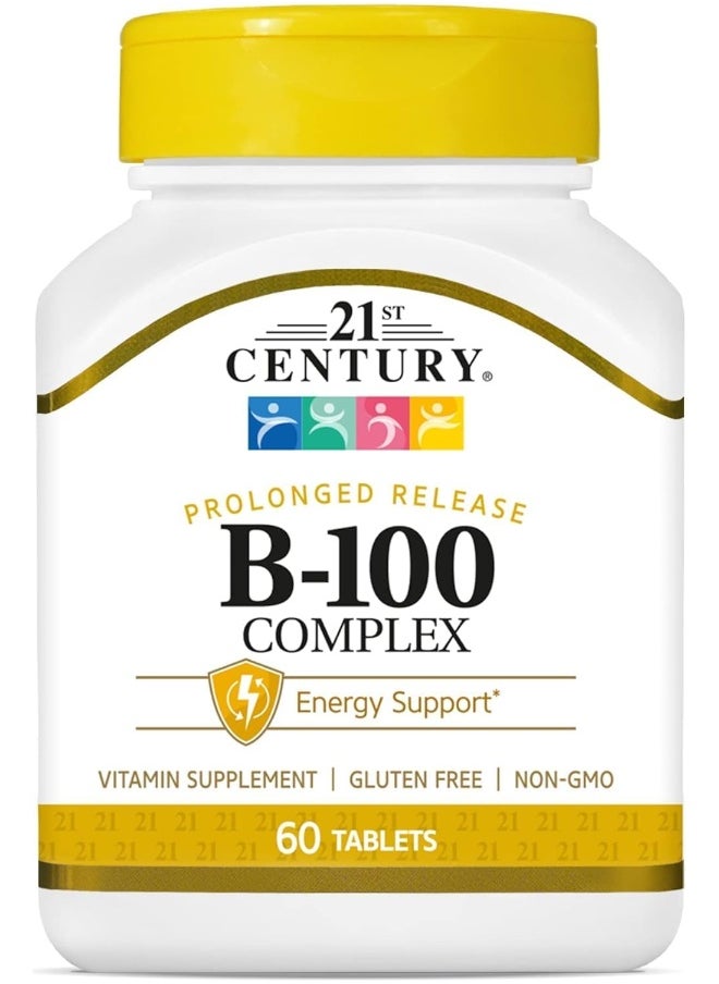 21st CENTURY B100 Complex Prolonged Release 60 Tablets 