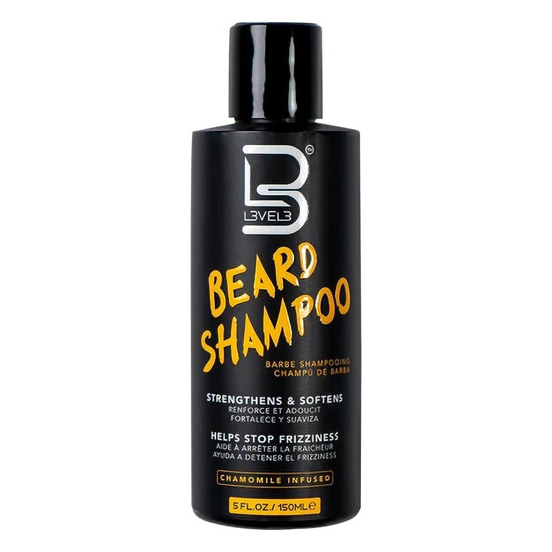 L3 Level 3 Beard Shampoo  Cleanse and Nourish your Facial Hair  Softens and Tames Frizzy Beards