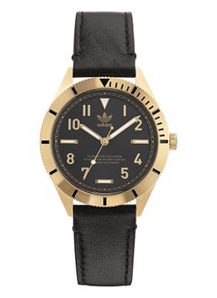 Men's Analog Round Shape Leather Wrist Watch AOFH22504 - 41 Mm