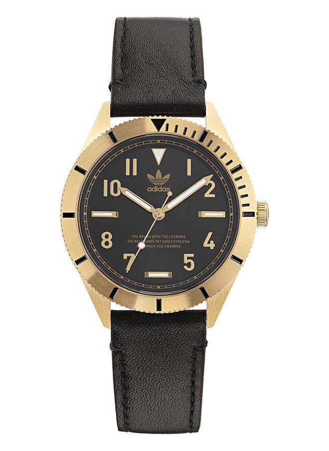 Adidas - Men's Analog Round Shape Leather Wrist Watch AOFH22504 - 41 Mm - Image 1