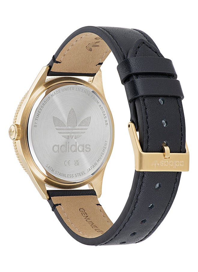 Adidas - Men's Analog Round Shape Leather Wrist Watch AOFH22504 - 41 Mm - Image 1