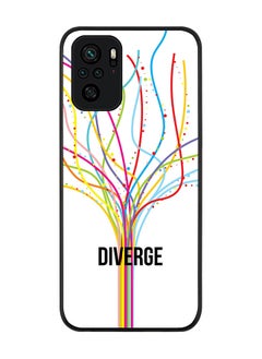 Stylizedd Rugged Black edge case for Redmi Note 10S/Redmi Note 10 4G Slim fit Soft Case Flexible Rubber Edges Anti Drop TPU Gel Thin Cover - Diverge (White)  - Image 1