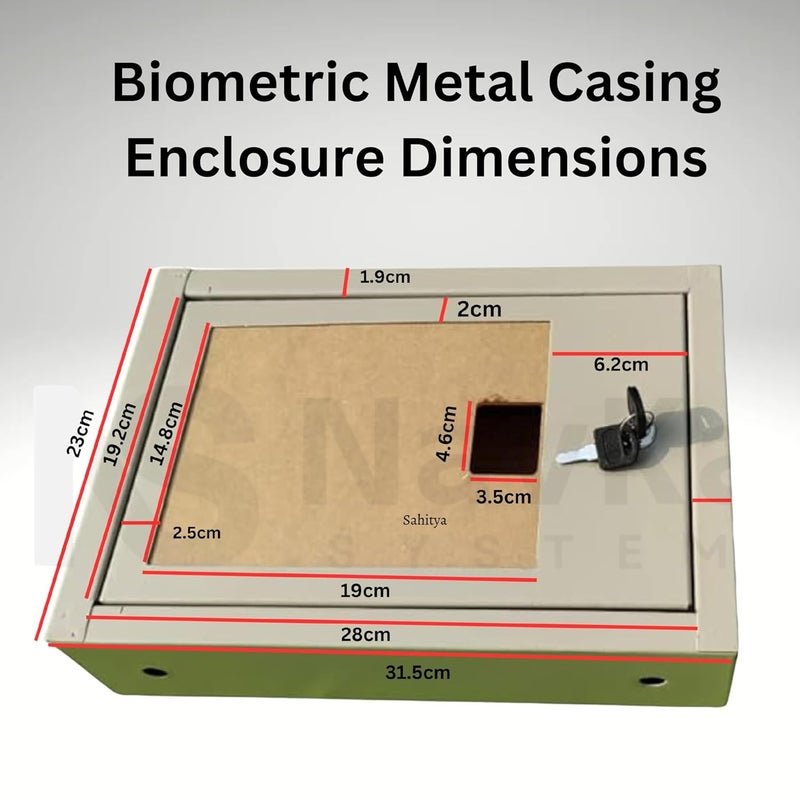 NAVKAR SYSTEMS NAVKAR SYSTEMS Metal Protective Casing for ESSL X990 Biometric Attendance Access System  - Image 3