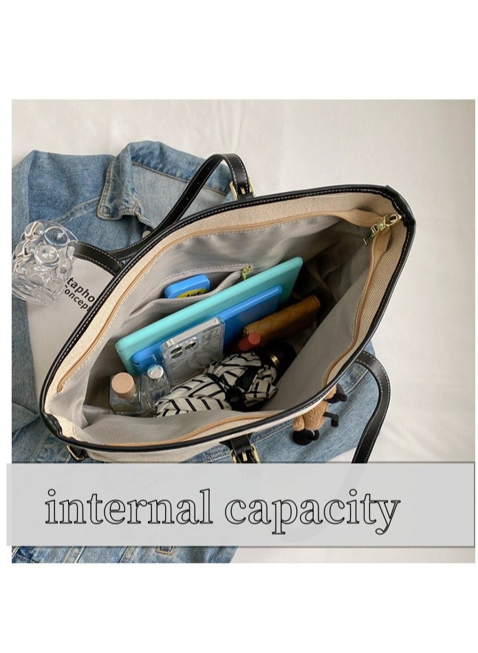 Women's Shoulder Handbag Multifunctional Large Capacity Handbag Fashion Travel Tote Bag  - Image 4