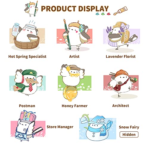 BEEMAI Shimaenaga Sayuri Series 3PCs No Repeat Random Design Cute Figures Collectible Toys Birthday Gifts - Image 5