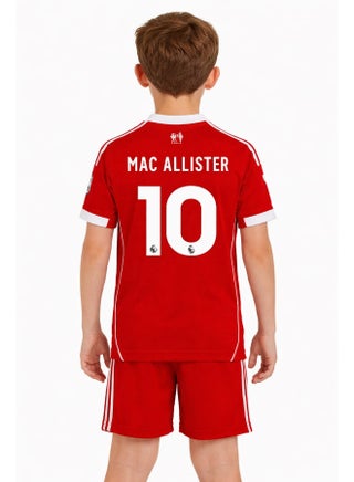 Liverpool FC Team Jersey Number 10 Kids Set– Football Kit Short Sleeve T-Shirt with Matching Shorts, Breathable Soccer Uniform - view 3