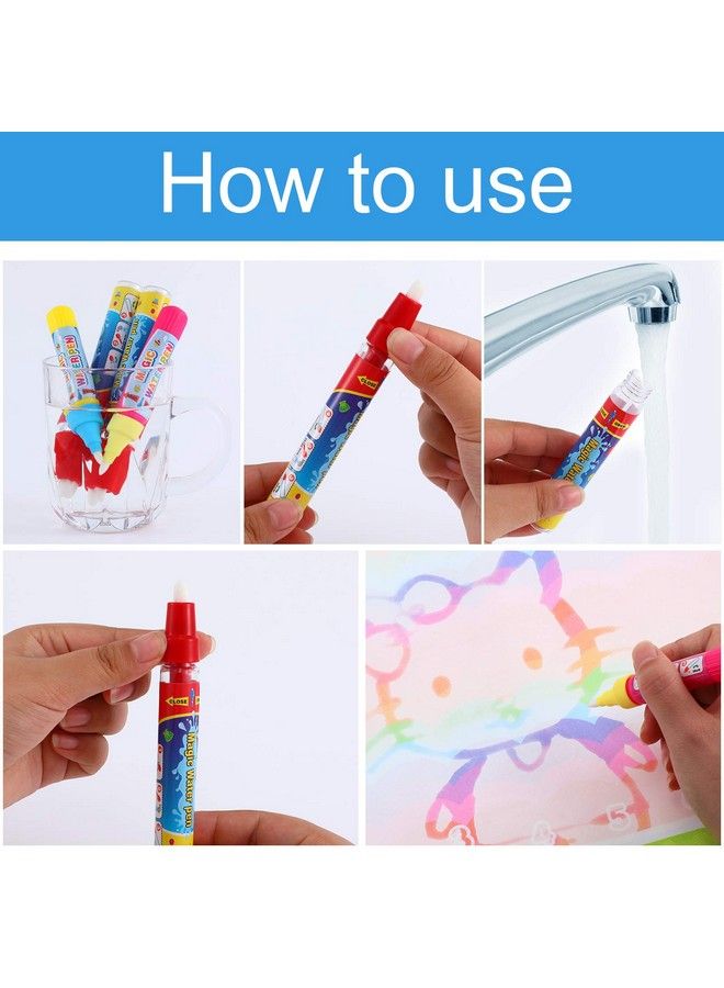 Outus 12 Pieces Water Pen Replacement Water Markers Aqua Doodle Pens For Toddlers Kids Mat Drawing Painting - Image 5