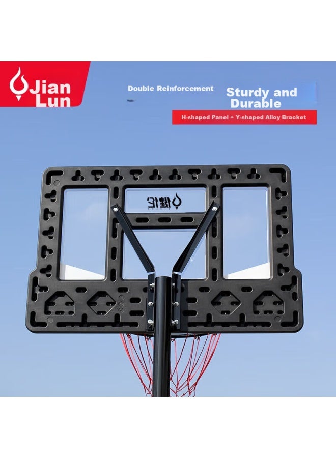 Jeeanlean Children's Home Basketball Hoop, Outdoor Indoor Portable Adjustable Height Shooting Basket, New Year Gift - Image 3