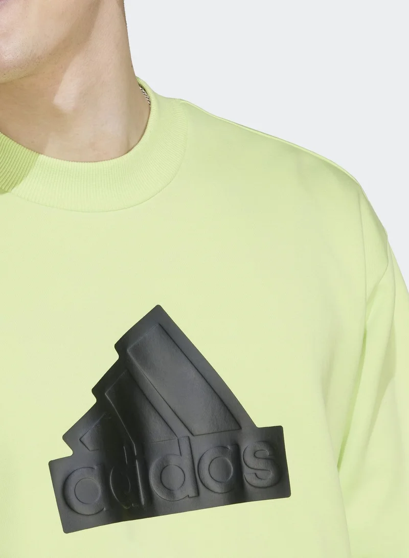 Adidas Future Icons Badge Of Sport Crew Sweatshirt