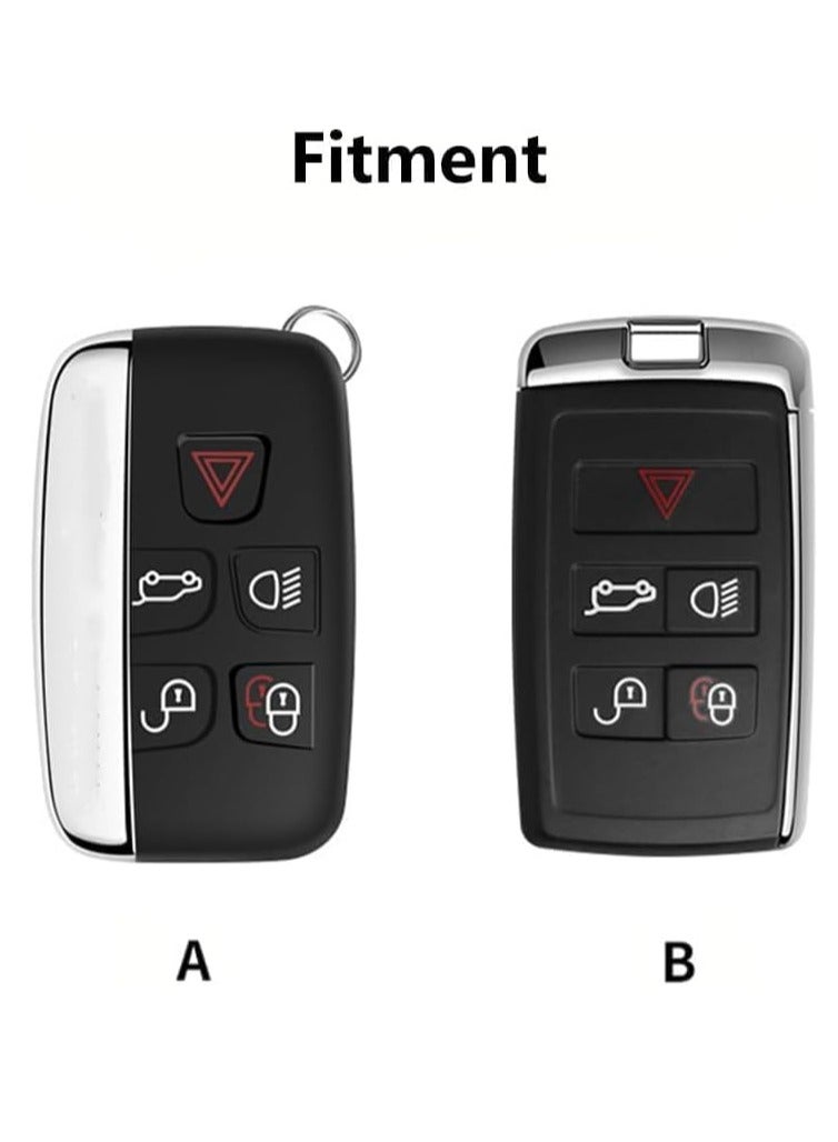 Key Fob Case Cover Compatible for Range Rover Evoque Velar Discovery LR4 Sport ORANGE - Image 3