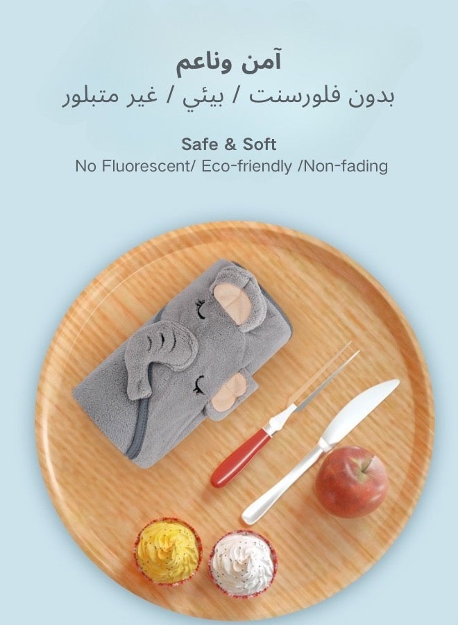 Baby Hooded Towel, Bath towel blanket, made of bamboo Soft Quick Absorbing Cape for Kids, newborn shower bathrobe,  for infant  baby and children 0-3year - Image 4