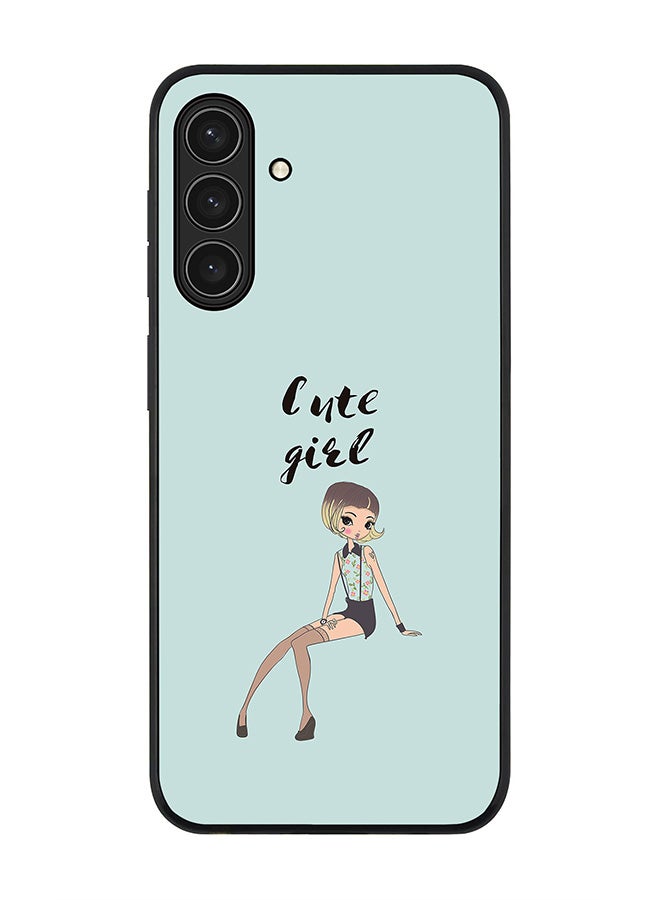 Stylizedd For Samsung Galaxy A26 5G Case,Slim fit Camera Protection, Shockproof Thin Phone cover  - Shy Cute Girl - Image 1
