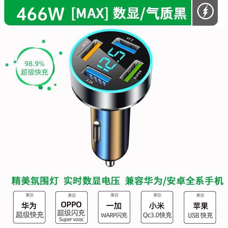 Car Charger Super Fast Charging Adapter Car Charger Phone Cigarette Lighter Converter Plug Socket Car Usb Port - Image 1